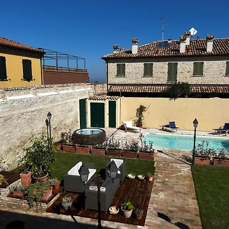 House In A Village With Swimming Pool * Pesaro